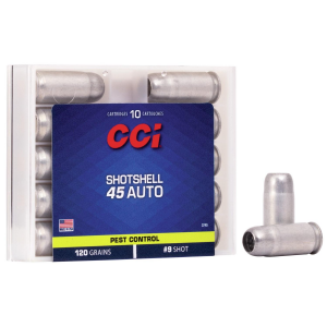 PEST Control Shotshell #9 45 Acp Handgun Ammo - 10 Round Box