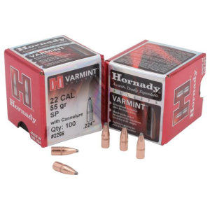 Hornady Traditional Varmint Soft Point 55 gr 22 Caliber Rifle Bullets - $19.95 at The Real Grit