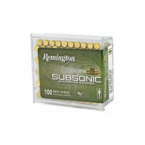 Subsonic Hollow Point 40 gr 22 Long Rifle Rimfire Ammo - 100 Round Box
