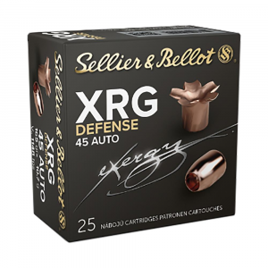 XRG Defense Hollow Point 165 Gr 45 Acp Handgun Ammo - 25 Round Box
