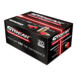 Streak Total Metal Jacket 230 gr 45 ACP Handgun Ammo - 20 Round Box