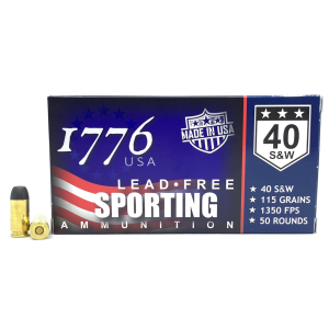 LEAD Free Sporting 115 Gr 40 S&w Handgun Ammo - 50 Round Box