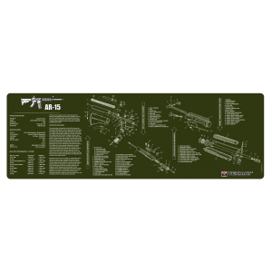TekMat AR-15 12 x 36 Cleaning Mat OD Green
