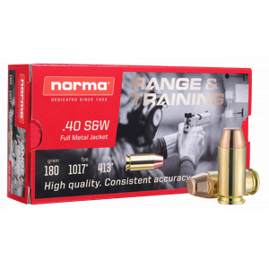 NON Expanding Self Defense 180 Gr 40 S&w Handgun Ammo - 20 Round Box