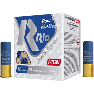 Royal BlueSteel #4 3" 1300 fps 12 Gauge Shotgun Ammo - 25 Round Box