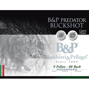 Predator 00 Buckshot 2-3/4" 12 Gauge Shotgun Ammo - 10 Round Box