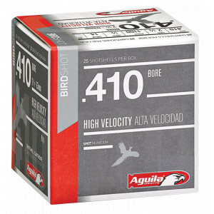 BIRDSHOT High Velocity #7.5 2-1/2" 410 Gauge Shotgun Ammo - 25 Round Box