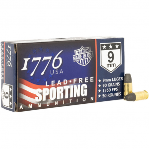 LEAD Free Sporting 90 Gr 9mm Handgun Ammo - 50 Round Box