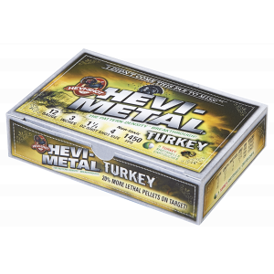 HEVI-METAL Turkey #4/#5 3-1/2" 12 Gauge Shotgun Ammo - 5 Round Box