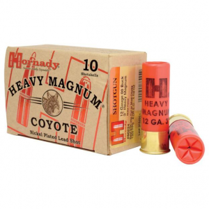 HEAVY Magnum Coyote 00 Buckshot 12 Gauge Shotgun Ammo - 10 Round Box