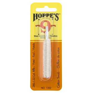 Hoppe's 280/32 Caliber Rifle Cleaning Swabs (10-Pack), #8-32 Thread