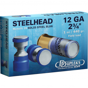 STEELHEAD Monolit 28 Blue Slug 2-3/4" 12 Gauge Shotgun Ammo - 5 Round Box 4751007980050 varnt-2bSH70bBJxMr98PQU34rgPgJVoK