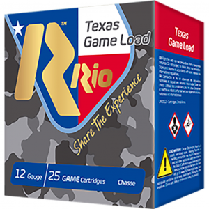 Texas Game Load High Velocity #7.5 2-3/4" 1-1/4 oz 12 Gauge Shotgun Ammo - 25 Round Box