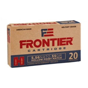 Match Hollow Point 55gr 5.56 NATO Rifle Ammo - 20 Round Box