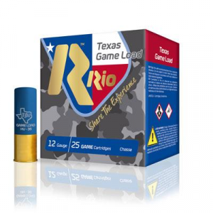 TEXAS Game Load #8 1260 Fps 12 Gauge Shotgun Ammo - 25 Round Box