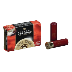 PREMIUM Vital-shok 00 Buck 3" 12 Gauge Shotgun Ammo - 5 Round Box