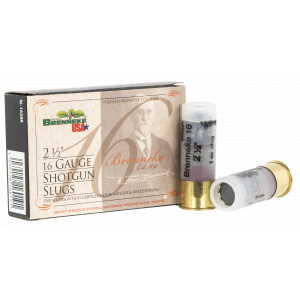 16 Hunting Lead Slug 2-1/2" 16 Gauge Shotgun Ammo - 5 Round Box