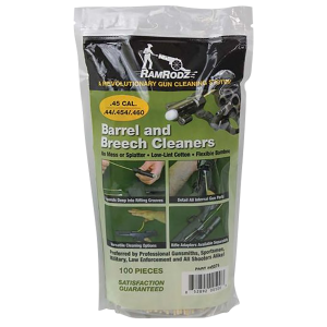 RamRodz 45 Cal Barrel & Breech Cleaning Swabs, 100 Count