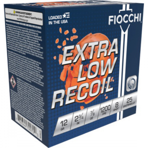 EXTRA Low Recoil #8 2-3/4" 12 Gauge Shotgun Ammo - 25 Round Box