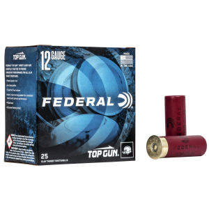 TOP Gun Clay Target #8 1180 Fps 12 Gauge Shotgun Ammo - 25 Round Box