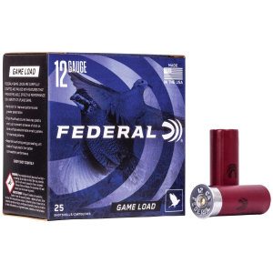 GAME-SHOK Upland #7.5 Lead Shot 12 Gauge Shotgun Ammo - 25 Round Box
