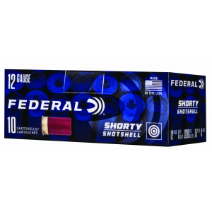SHORTY Mini #4 Buckshot 1-3/4" 12 Gauge Shotgun Ammo - 10 Round Box