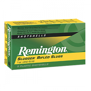 SLUGGER Lead Rifled Slug 2-3/4" 16 Gauge Shotgun Ammo - 5 Round Box