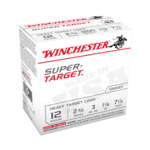 SUPER-TARGET #7.5 2-3/4" 12 Gauge Shotgun Ammo - 25 Round Box