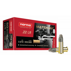 DEDICATED Precision Match Lead Round Nose 40 Gr 22 Long Rifle Rimfire Ammo - 50 Round Box