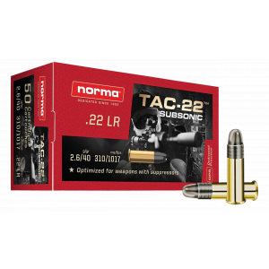 DEDICATED Precision Subsonic Lead Round Nose 40 Gr 22 Long Rifle Rimfire Ammo - 50 Round Box