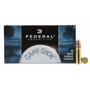 SMALL Game & Target Hv Copper Plated Round Nose 40 Gr 22 Long Rifle Rimfire Ammo - 50 Round Box