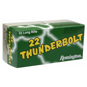 THUNDERBOLT Round Nose 40 Gr 22 Long Rifle Rimfire Ammo - 50 Round Box