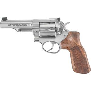 GP100 Match Champion 4.2" 6 Round 357 Magnum Revolver w/ Adjustable Sights - Stainless