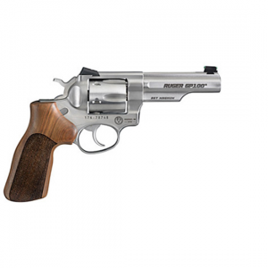 GP100 Match Champion 4.2" 6 Round 357 Magnum Revolver W/ Fixed Sights - Stainless