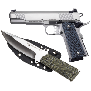 1911G 5" 8 Round 9mm Pistol with Knife - Stainless