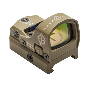 Mini Shot M-Spec FMS M1 1x 21x15mm Red Dot Sight - Dark Earth - 3 MOA Dot