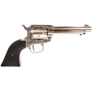 Rough Rider 4.75" 6 Round 22 Long Rifle Revolver - Nickel with Star Grip