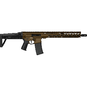 Dissent MK47 16.1" 30 Round 300 AAC Blackout AR Style Semi Auto Rifle - Midnight Bronze