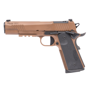 1911 X Series 5.0" 8 Round 45 ACP Pistol - Coyote Tan
