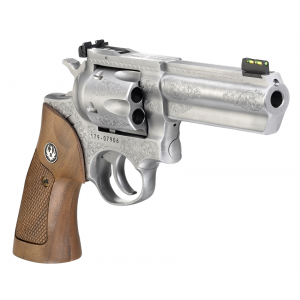 GP100 Deluxe Engraved 4.2" 6 Round 357 Magnum / 38 Special Revolver - Stainless