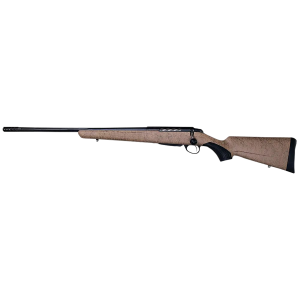T3X Roughtech 24.3" 3 Round 6.5 PRC Bolt Action Rifle - Tan - Left Hand