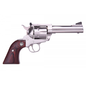 Blackhawk Flat Top 5.5" 6 Round 357 Magnum / 9mm Revolver - Stainless/Wood