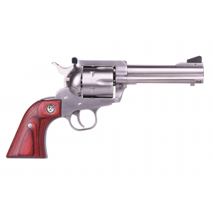 Blackhawk Flat Top 4.63" 6 Round 357 Magnum / 9mm Revolver - Stainless/Wood