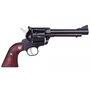 Blackhawk Flat Top 5.50" 6 Round 357 Magnum / 9mm Revolver - Blued/Wood