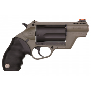 Public Defender Polymer 2" 5 Round 45 Colt/410 Gauge Revolver - OD Green