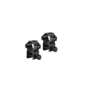 Buckmasters 2 Piece 1" Scope Rings - Matte Black - Low