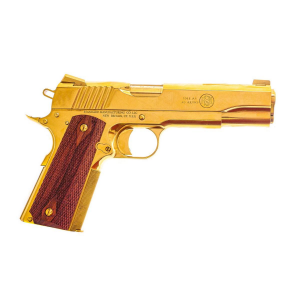 1911 Tin Gold 5" 7 Round 45 Acp Pistol