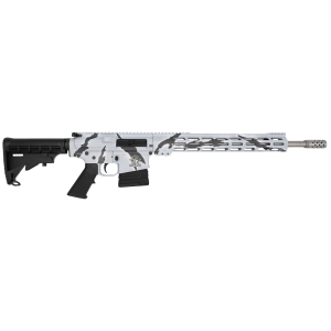 AR10 Stainless 18" 10 Round 308 Winchester Semi Auto Rifle - Pursuit Snow Camo