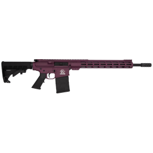 AR10 18" 10 Round 308 Winchester Semi Auto Rifle - Black Cherry
