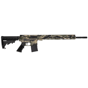 AR15 18" 5 Round 450 Bushmaster Semi Auto Rifle - Pursuit Green Camo